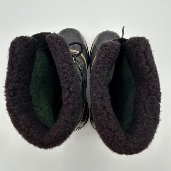 Sorel Caribou Men Waterproof Snow Boot Size 9 Leather Insulated NM1000-014 Green - Picture 6 of 8